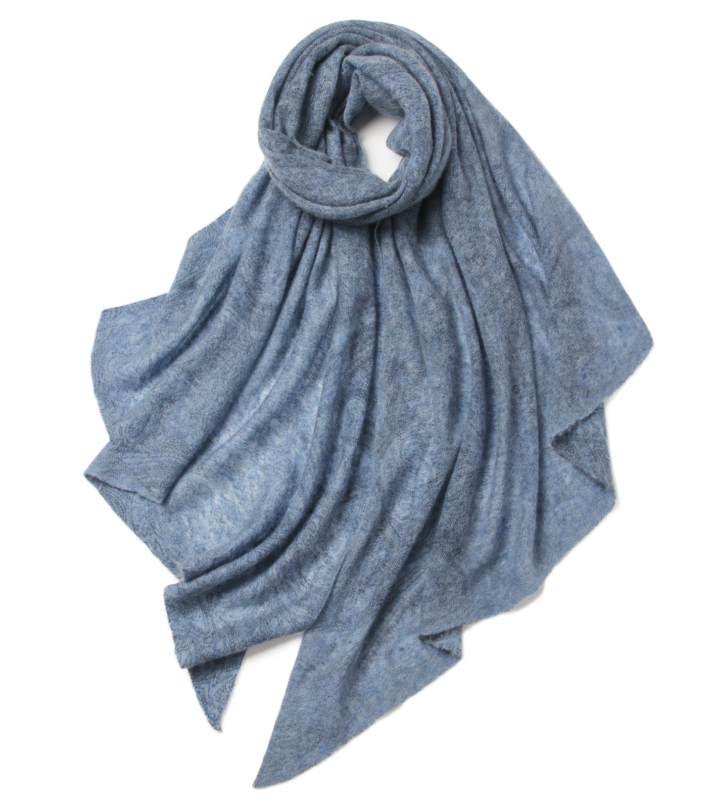 Jacquard Woven Pure Cashmere Scarf