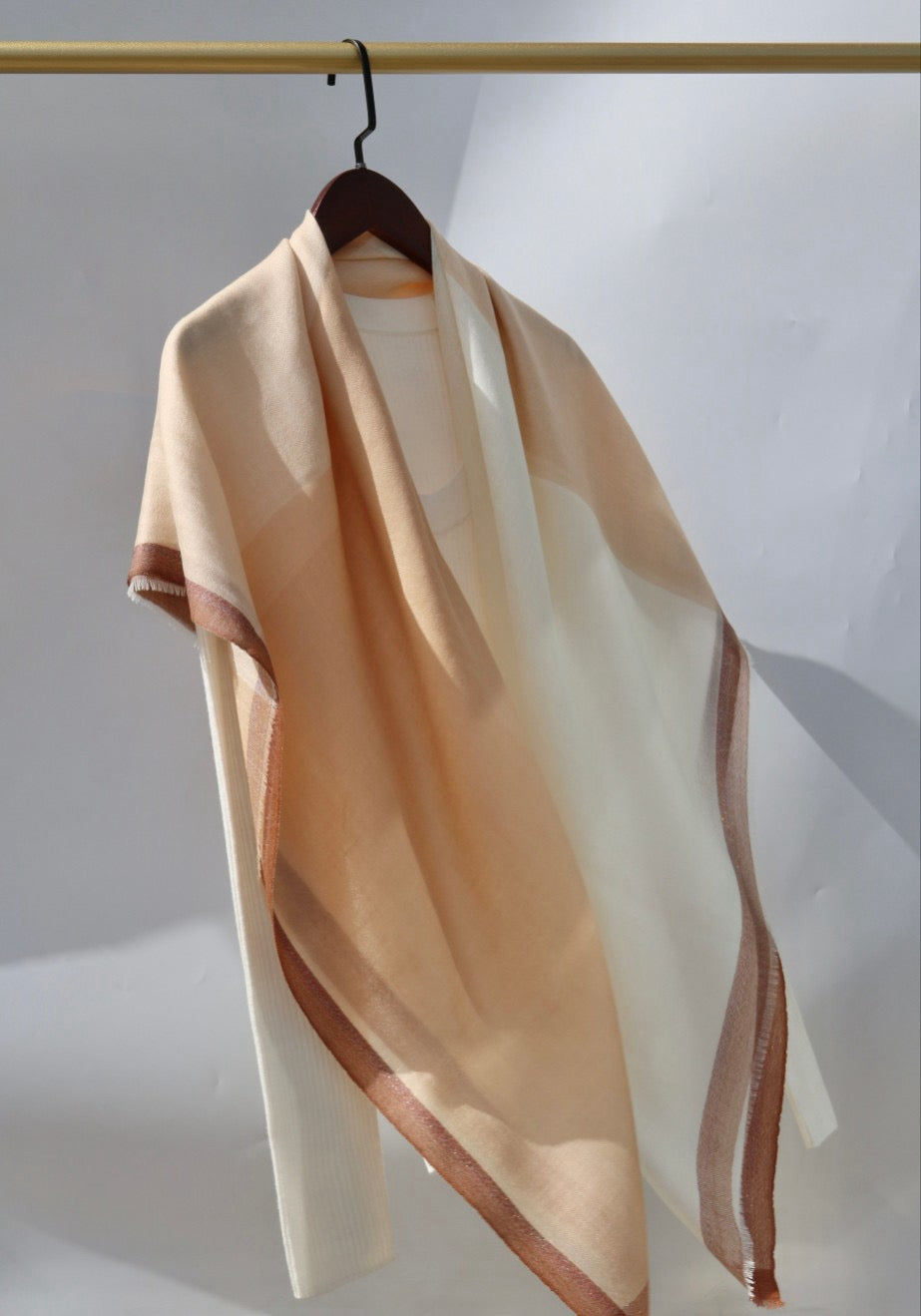 Sparkling Lurex Effect Pure Cashmere Shawl