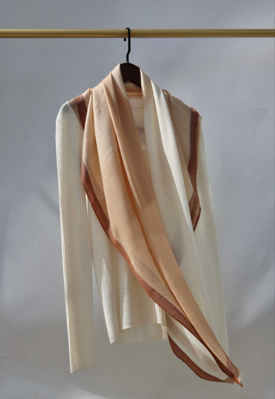 Sparkling Lurex Effect Pure Cashmere Shawl